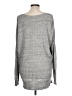 Gap Body Metallic Gray Pullover Sweater Size L - photo 2