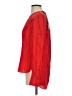 BCBGMAXAZRIA 100% Silk Red Long Sleeve Silk Top Size XS - photo 5