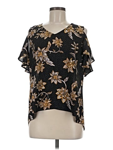 Cynthia Rowley Short Sleeve Blouse (view 1)