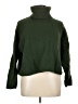 Madewell Solid Green Turtleneck Sweater Size XL - photo 1