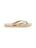 Havaianas Gold Flip Flops Size 4 - photo 1