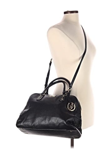 MICHAEL Michael Kors Leather Satchel (view 2)