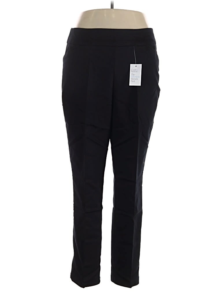 Pre-owned Croft & Barrow Active Pants In Black