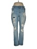 Seven7 100% Spandex Hearts Blue Jeans Size 10 - photo 1