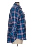 Eddie Bauer Plaid Blue Long Sleeve Blouse Size L (estimated) - photo 4