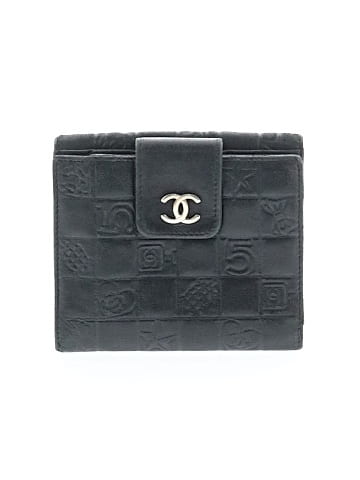 Chanel Vintage Leather Icon Line Bifold Wallet (view 1)
