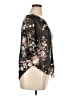 Unbranded Floral Black Short Sleeve Blouse Size 0X (estimated) - photo 4