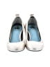 Lanvin Metallic Ivory Gold Heels Size EU 35 - photo 2