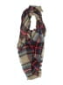 Unbranded Plaid Brown Red Scarf One size - photo 1