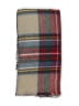 Unbranded Plaid Brown Red Scarf One size - photo 2