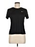 Nike 100% Polyester Black Active T-Shirt Size M - photo 1