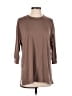 Athleta Brown 3/4 Sleeve T-Shirt Size XS - photo 1