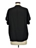 Point Sur 100% Viscose Black Short Sleeve Blouse Size M - photo 2