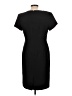 Worthington 100% Polyester Solid Black Casual Dress Size 10 - photo 2