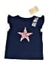 First Impressions Stars Blue Short Sleeve Top Size 3-6 mo - photo 1