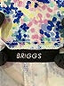 Briggs Print Blue Active Pants Size 18 - photo 3