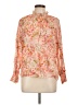 Dylan 100% Cotton Floral Pink 3/4 Sleeve Blouse Size L - photo 1