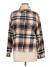 sanctuary SURPLUS 100% Cotton Plaid Tan Long Sleeve Button-Down Shirt Size L - photo 1