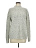 Ann Taylor LOFT Tweed Silver Turtleneck Sweater Size M - photo 1