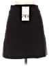 Zara Solid Black Casual Skirt Size S - photo 2