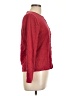 August Silk Red Cardigan Size L - photo 4