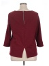 W5 100% Polyester Burgundy 3/4 Sleeve Top Size XL - photo 2