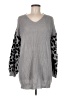 Anna-kaci Animal Print Gray Pullover Sweater Size M - photo 1