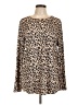 Hount Animal Print Tan Lounge shirt Size L - photo 1