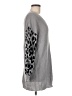 Anna-kaci Animal Print Gray Pullover Sweater Size M - photo 4