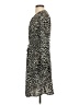Ann Taylor LOFT 100% Polyester Animal Print Black Casual Dress Size S - photo 5