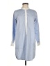 MICHAEL Michael Kors 100% Cotton Blue Long Sleeve Button-Down Shirt Size 6 - photo 1