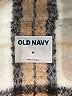 Old Navy Plaid Ivory Coat Size M - photo 6