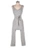 Monteau Stripes Gray Jumpsuit Size S - photo 1