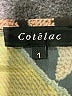 Cotélac 100% Polyester Graphic Brown Casual Dress Size Sm (1) - photo 6