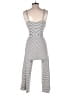 Monteau Stripes Gray Jumpsuit Size S - photo 2