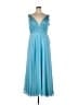 Mac Duggal 100% Polyester Blue Cocktail Dress Size 14 - photo 1