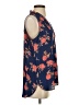Vince Camuto 100% Polyester Blue Sleeveless Blouse Size S - photo 4