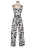 Honey and Rosie Graphic Silver Jumpsuit Size S - photo 1