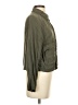 OAT 100% Lyocell Green 3/4 Sleeve Button-Down Shirt Size XS - photo 4
