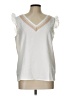 Shein 100% Polyester White Sleeveless Blouse Size L - photo 1