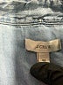 J.Crew 100% Cotton Blue Long Sleeve Button-Down Shirt Size 00 - photo 7
