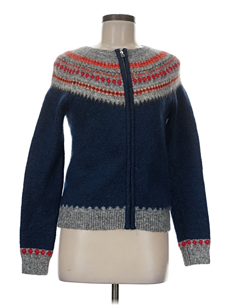 Pre-owned Gap Cardigan Sweater In Blue