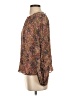 Joie 100% Silk Brown Long Sleeve Silk Top Size XS - photo 5