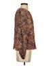 Joie 100% Silk Brown Long Sleeve Silk Top Size XS - photo 4