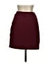 Shein Solid Burgundy Casual Skirt Size 2 - photo 2