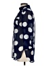 Xtaren Polka Dots Blue 3/4 Sleeve Blouse Size L (estimated) - photo 5