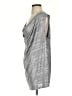 Calvin Klein Silver Sleeveless Blouse Size XS - photo 5