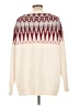 Nasty Gal Inc. Chevron-herringbone Ivory Pullover Sweater Size L - photo 2