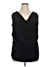 Worthington Black Sleeveless Blouse Size 0X - photo 1