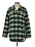 American Eagle Outfitters Plaid Green Coat Size XXS - photo 1